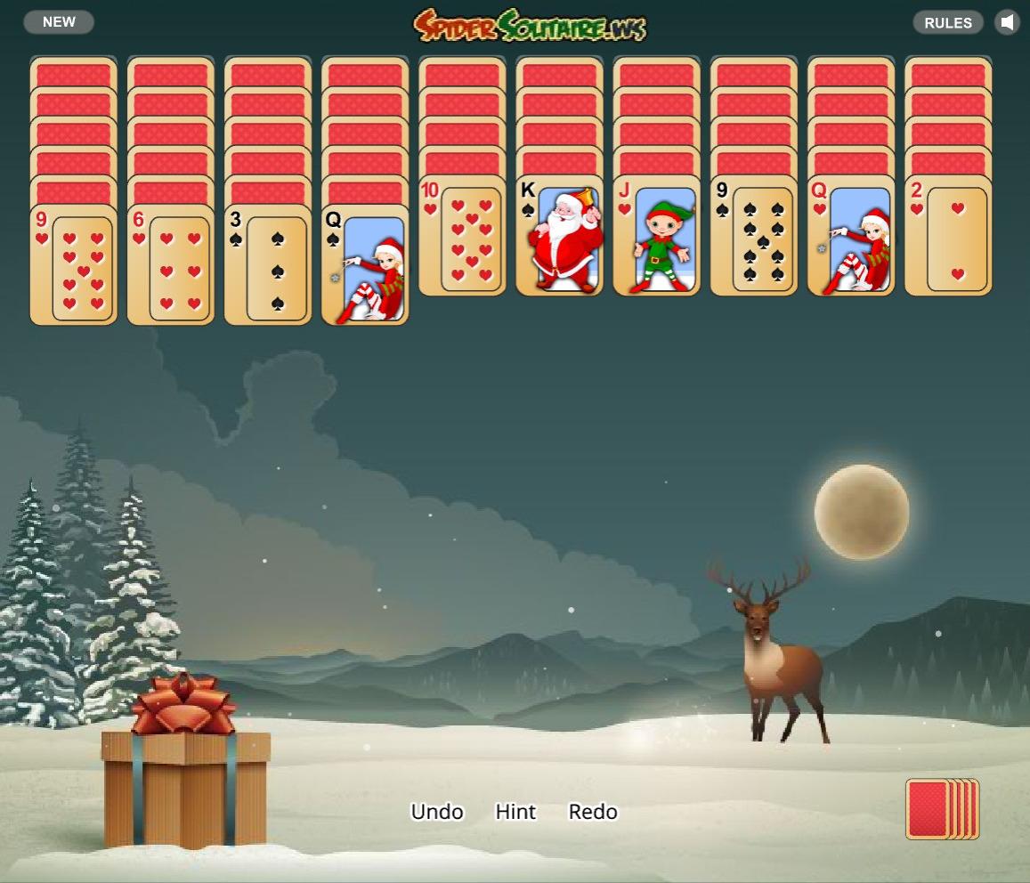 Spider Solitaire Christmas
